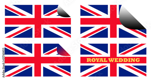 Royal Wedding labels or stickers