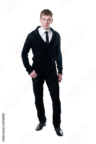The young man in a black cardigan © Nikolay Zaburdaev