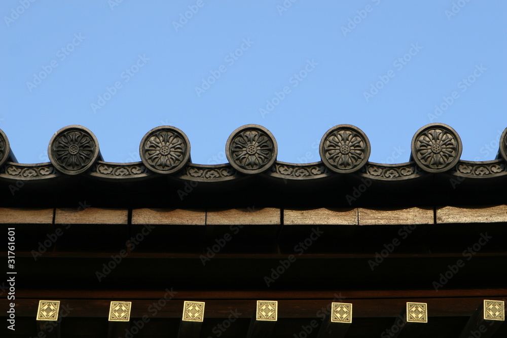 Fototapeta premium Japanese roof tile