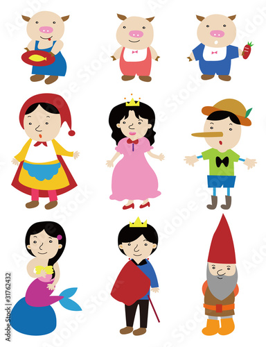 cartoon story people icon