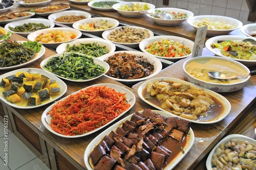 Vegetarian buffet meal