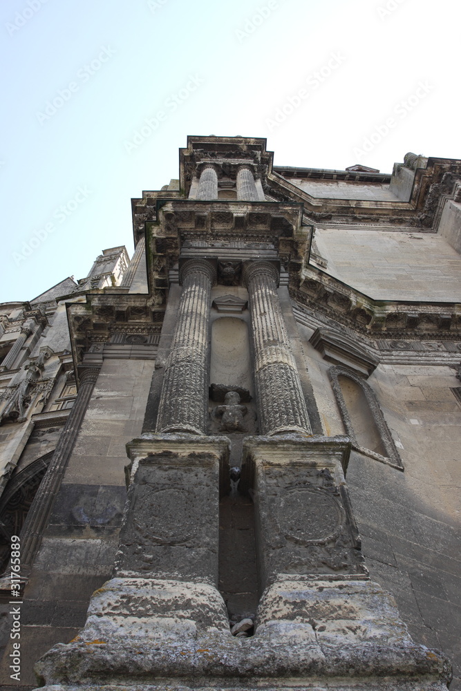 Old church of Gisors. France Old church of Gisors. France