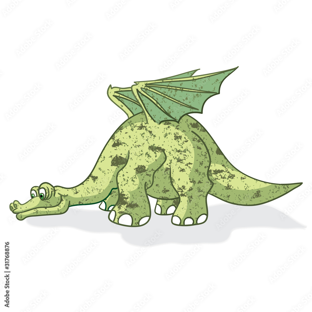 Fototapeta premium Brontosaurus. Vector illustration.