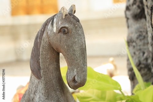 Fotografía The lovely wooden horse.