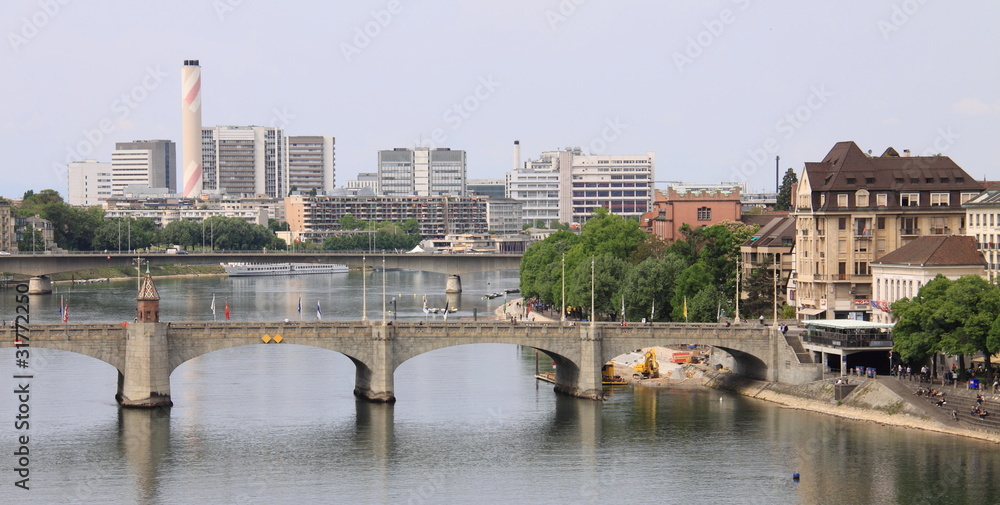 Fototapeta premium Rhin bridge, Basel