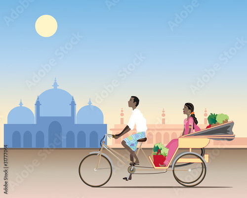 Fotografie, Obraz rickshaw