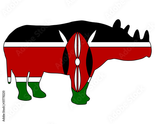 Kenia Spitzmaulnashorn
