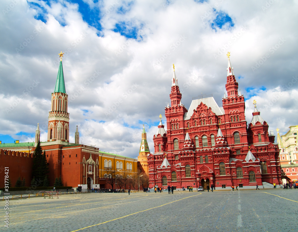 red square, Moscow, Russia
