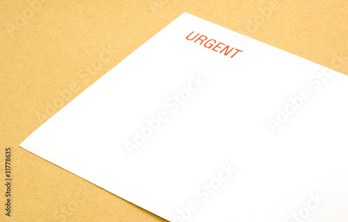 urgent letter