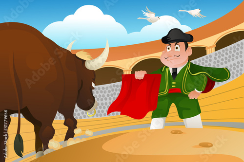 Matador and a bull