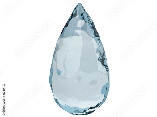 Obraz na plátně Reiner Wassertropfen