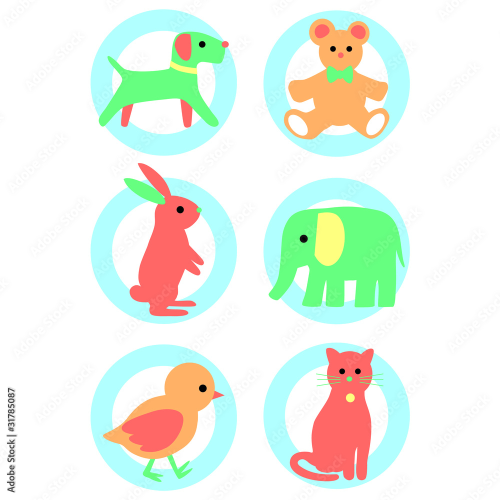 Naklejka premium animal