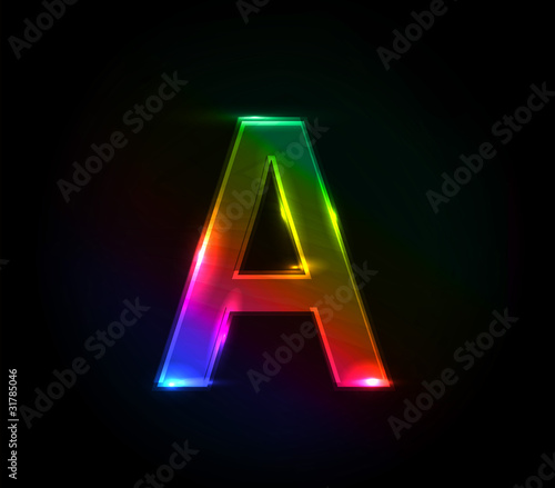 A colorful alphabet