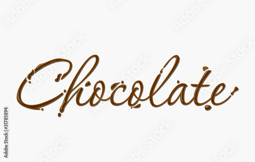 Chocolate text
