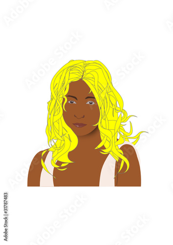 Blondes Mädchen