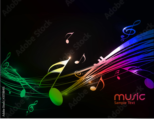 musical notes background