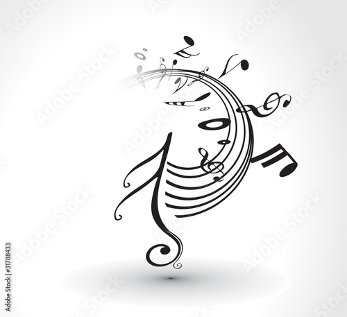 musical notes background