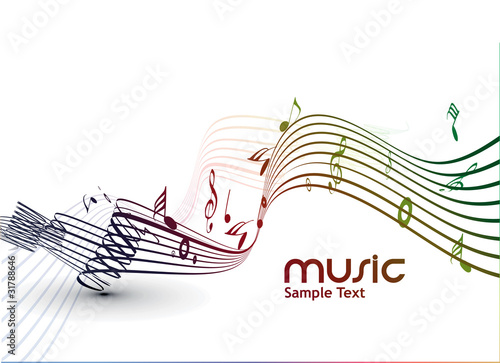 musical notes background