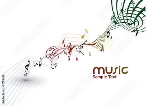 musical notes background