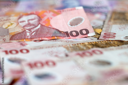 $100 New Zealand Dollar Wealthy Rich Background