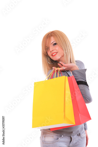 Sexy shopping girl