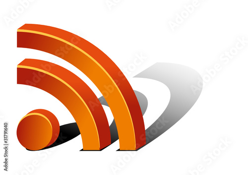 RSS orange on white