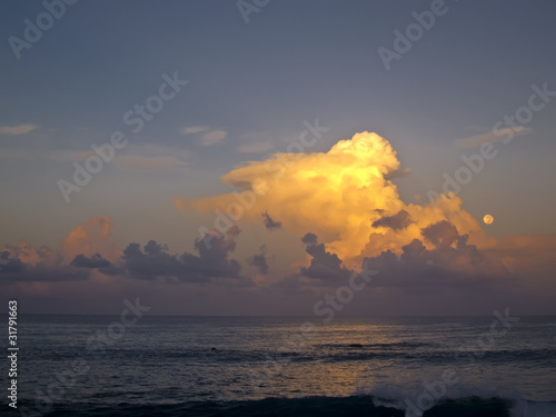 Pacific Dawn near Easter Island