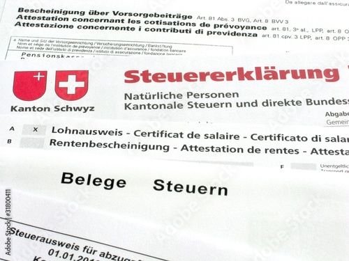 Steuererklärung - Schweiz