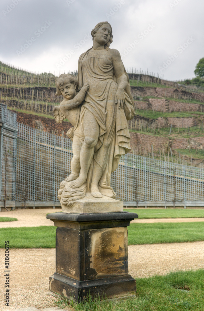 Obraz premium Sandsteinfigur