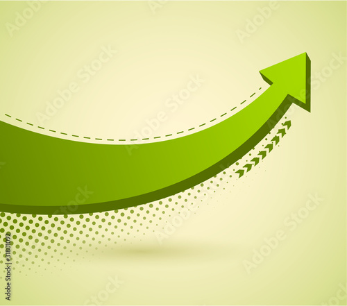 "Upwards" - background with copyspace