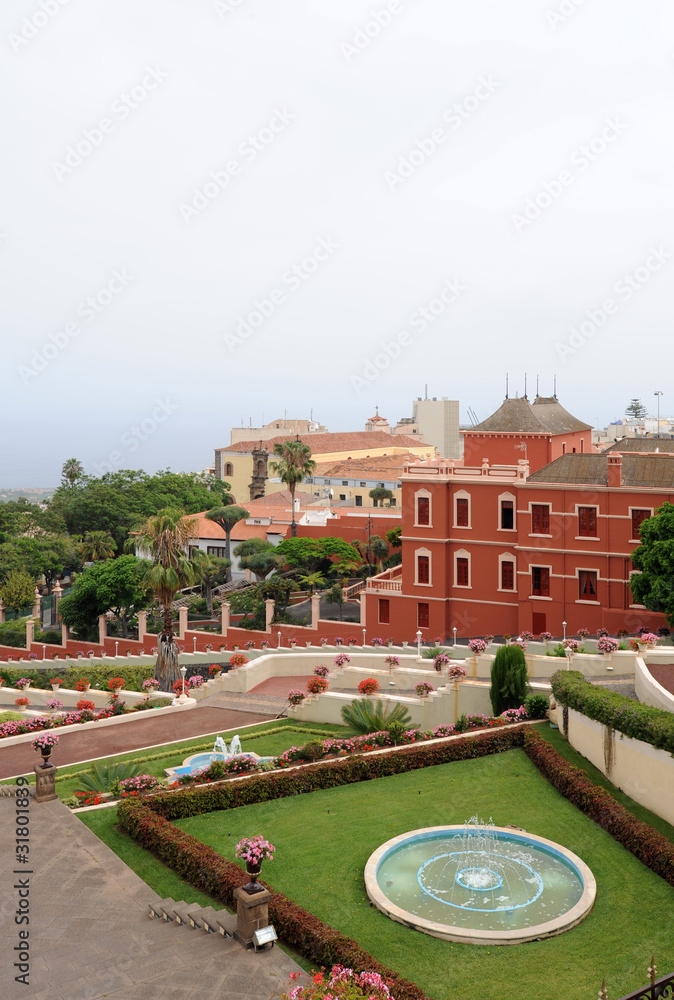 Jardin du Marquisat de la Quinta Roja à La Orotava