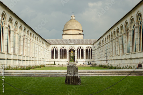 Obraz na płótnie Camposanto monumentale w salonie