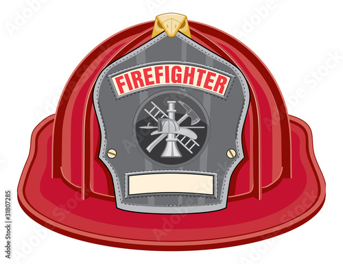 Firefighter Helmet Red