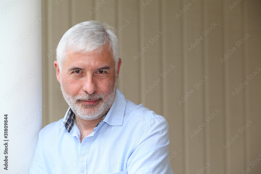 Portrait of smiling senior man Portrait of smiling senior man