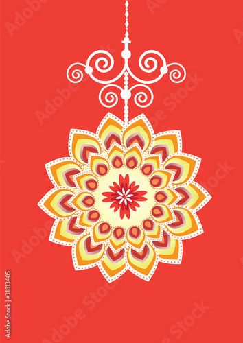 Stock Vector Illustration: Flower icon