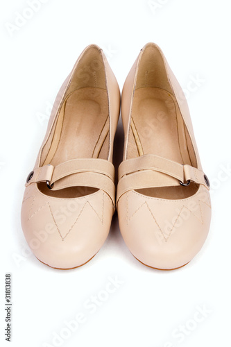 Beige shoes for girl