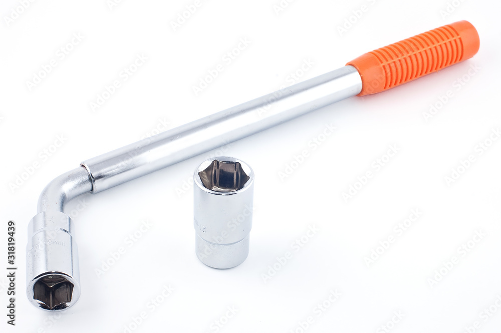 Fototapeta premium Wheel wrench