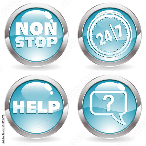 Collect Button with twenty four hours by seven days