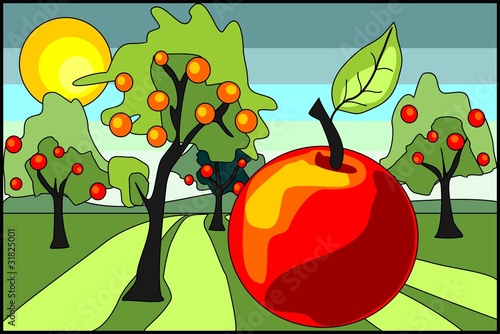 Apfel Streuobstwiese