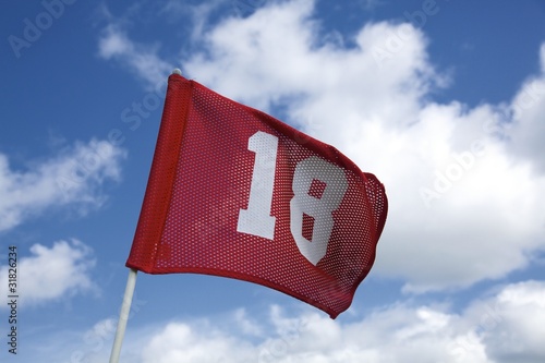 Number Eighteen Flag photo