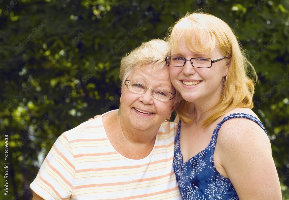 Grandmother And Granddaughter Grandmother And Granddaughter