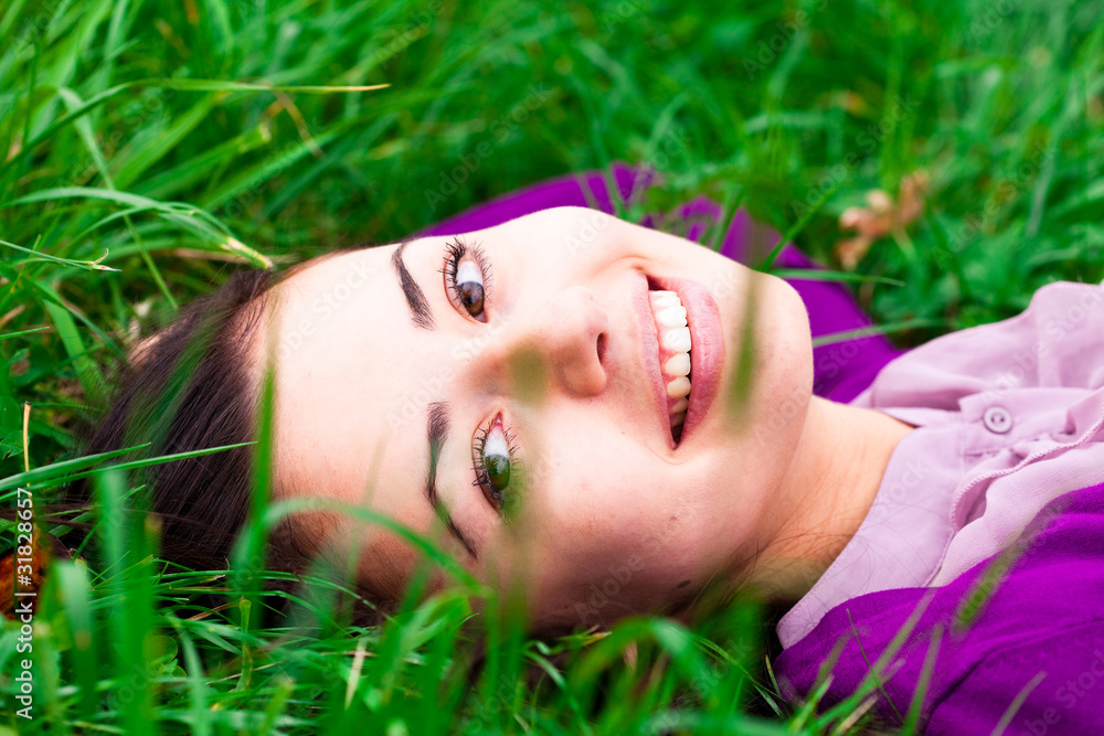 portrait of a beautiful young woman outdoor portrait of a beautiful young woman outdoor