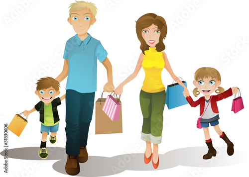 Shopping family