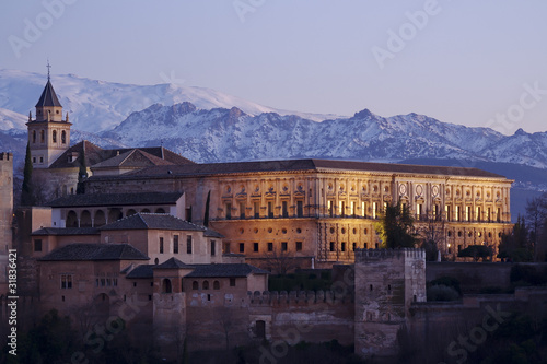 Granada, Alhambra skyline