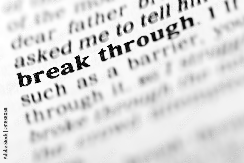 break through (the dictionary project) break through (the dictionary project)