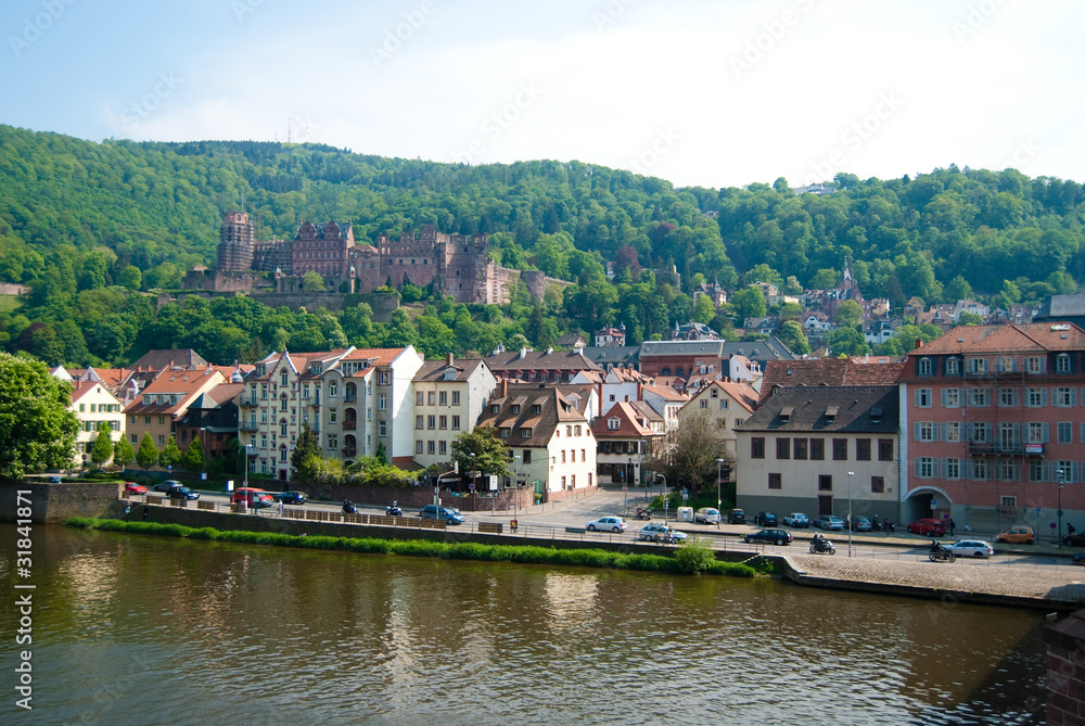 Heidelberg old town and castle