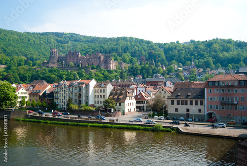 Heidelberg old town and castle © Yuriy Davats