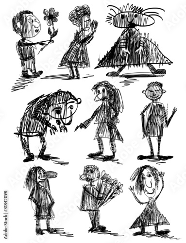 Drawings of children