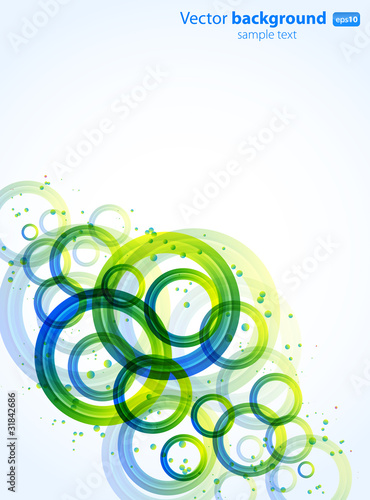 abstract modern background with round shapes