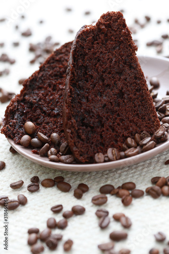 chocolate and coffee cake